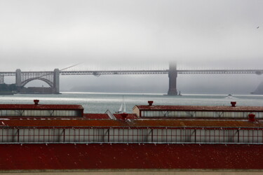 Fotografia intitulada "Golden Gate Bridge" por Jean-Marie Virat, Obras de arte originais, Fotografia digital