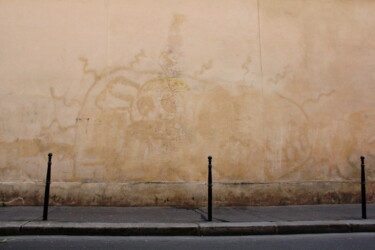 Photographie intitulée "Paris, trottoir" par Jean-Marie Virat, Œuvre d'art originale, Photographie numérique