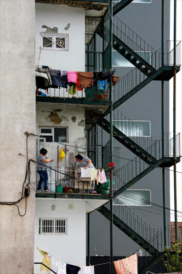 Fotografia zatytułowany „laundry” autorstwa Jean-Marie Virat, Oryginalna praca, Fotografia cyfrowa