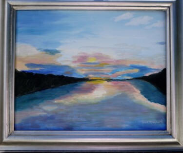 Painting titled "Sunsets on the Stei…" by Jean Maynard, Original Artwork