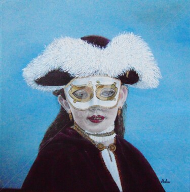 Painting titled "Plaisir de Carnaval" by Malou, Original Artwork, Acrylic
