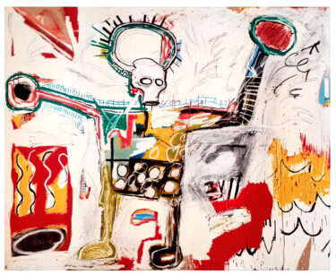 Εκτυπώσεις & Χαρακτικά με τίτλο "No Name" από Jean Michel Basquiat, Αυθεντικά έργα τέχνης, Λιθογραφία