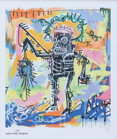 Estampas & grabados titulada "Sans titre - PP" por Jean Michel Basquiat, Obra de arte original