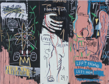 Druckgrafik mit dem Titel "basquiat_1" von Jean Michel Basquiat, Original-Kunstwerk