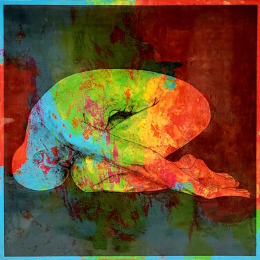 Malerei mit dem Titel "Zen attitude.1" von Jean Michel Chapoulie (jmchaps), Original-Kunstwerk, Acryl Auf Keilrahmen aus Hol…