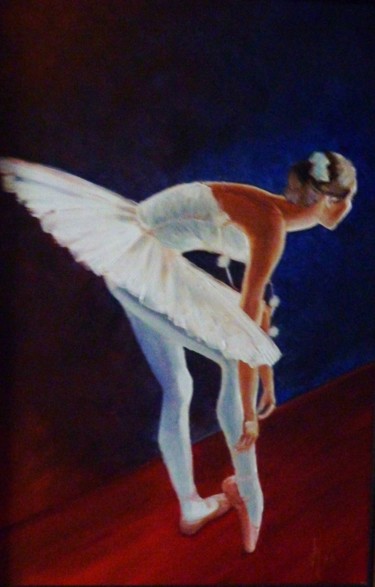 Peinture intitulée "la danseuse" par Jean Gaborieau, Œuvre d'art originale