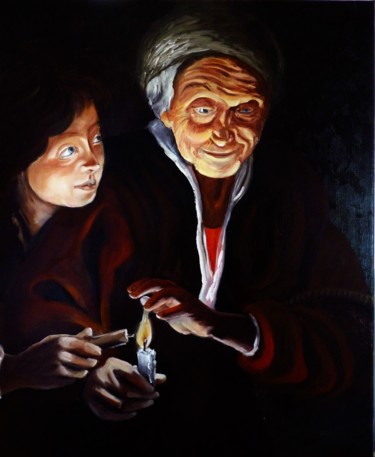 Pintura intitulada "lumière" por Jean Gaborieau, Obras de arte originais