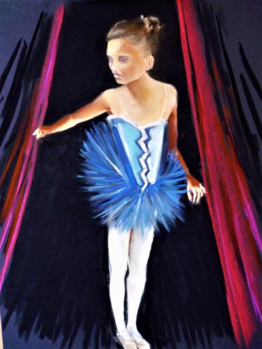 Pintura intitulada "petite danseuse" por Jean Gaborieau, Obras de arte originais