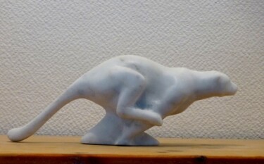 Sculpture titled "Carrara Marble - Gu…" by Jean-Michel Garino, Original Artwork, Stone