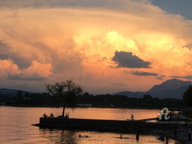 Photography titled "Feu de ciel" by Jean-Michel Liewig, Original Artwork, Non Manipulated Photography