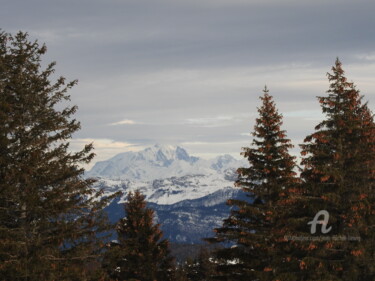 Φωτογραφία με τίτλο "Mont Blanc entre de…" από Jean-Michel Liewig, Αυθεντικά έργα τέχνης, Μη χειραγωγημένη φωτογραφία