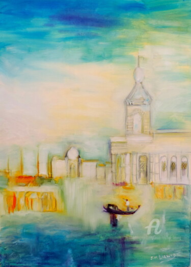 Pittura intitolato "Venise" da Jean-Michel Liewig, Opera d'arte originale, Altro