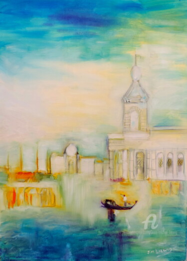 Painting titled "Venise" by Jean-Michel Liewig, Original Artwork, Other