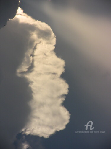 Fotografie getiteld "Profil nuageux" door Jean-Michel Liewig, Origineel Kunstwerk
