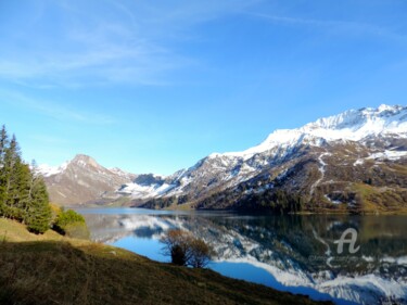 Photography titled "Barrage de Roselend" by Jean-Michel Liewig, Original Artwork