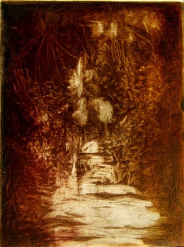 Incisioni, stampe intitolato "parc privée" da Jean-Michel Rackelboom, Opera d'arte originale, Altro