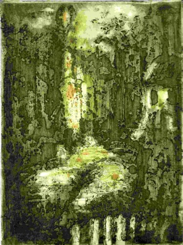 Printmaking titled "jardin d'enfance" by Jean-Michel Rackelboom, Original Artwork, Other