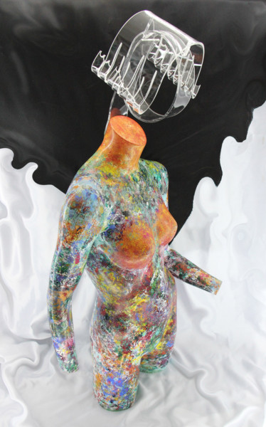 Escultura titulada "Sophie et le Printe…" por Jean Michel Sabelle, Obra de arte original, Plástico