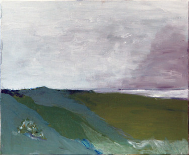 Peinture intitulée "ciel mixte sur toil…" par Jean-Noël Bouet, Œuvre d'art originale, Acrylique