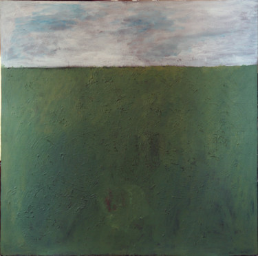 Peinture intitulée "paysage mixte 100x1…" par Jean-Noël Bouet, Œuvre d'art originale, Acrylique
