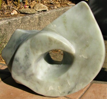 Escultura titulada "L'oeil" por Jean-Noël Le Junter, Obra de arte original, Piedra
