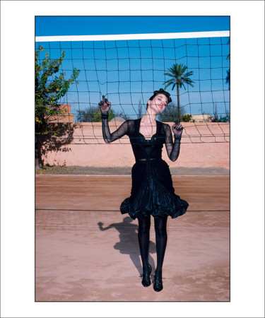 Séance à Marrakech pour Marie-Claire Bis. Photographie intitulée "Séance à Marrakech…" par Jean-Noël L'Harmeroult, Œuvre d'art originale, Photographie argentique