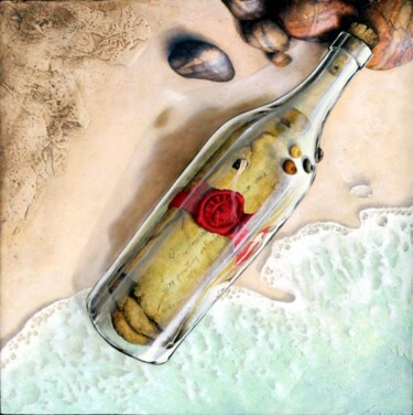 Peinture intitulée "le souffle d'éole" par Jean-Noël Riou, Œuvre d'art originale, Huile