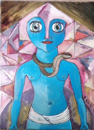 Painting titled "SHIVA" by Patoch', Original Artwork