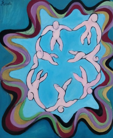 Painting titled "Hommage à H. Matisse" by Patoch', Original Artwork