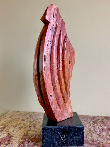 Sérénité Nordique Sculpture intitulée "Sérénité Nordique" par Jean-Paul Baudry, Œuvre d'art originale, Pierre