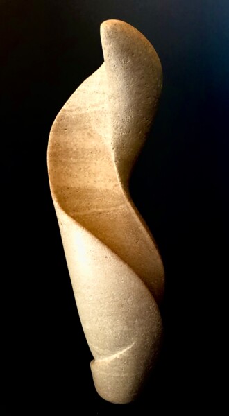 Скульптура под названием "Le Cormoran" - Jean-Paul Baudry, Подлинное произведение искусства, Камень