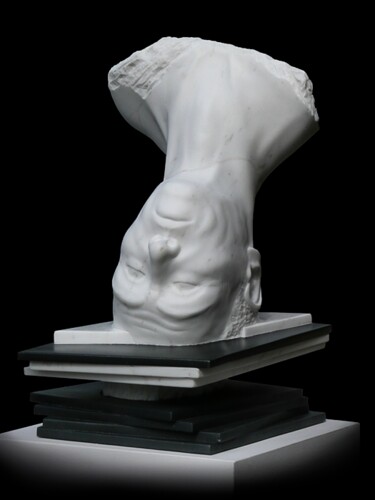 Скульптура под названием "Plongée" - Jean-Paul Daire, Подлинное произведение искусства
