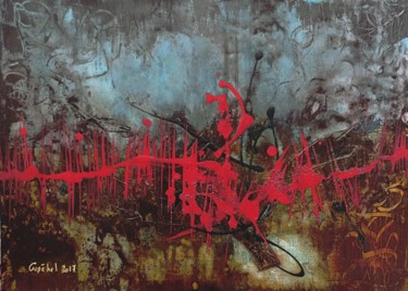 Peinture intitulée "Rhythm a Ning" par Gipéhel, Œuvre d'art originale, Acrylique