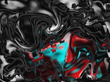 Digital Arts titled "Compression" by Gipéhel, Original Artwork