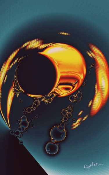 Digital Arts titled "Eclipse" by Gipéhel, Original Artwork, Digital Painting