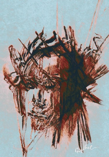 Arte digital titulada "Ecce Homo" por Gipéhel, Obra de arte original, Otro