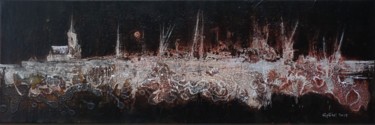 Peinture intitulée "Clair de Lune sur l…" par Gipéhel, Œuvre d'art originale, Acrylique