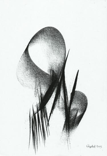 Drawing titled "Accord-08 - Bud Pow…" by Gipéhel, Original Artwork, Charcoal