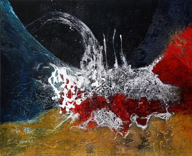 Peinture intitulée "La Tourmente" par Gipéhel, Œuvre d'art originale, Acrylique