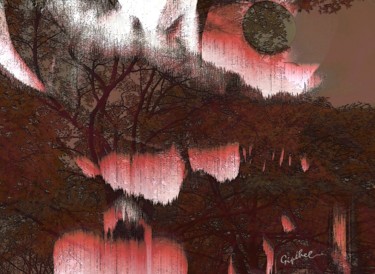 Arts numériques intitulée "Fantaisie Forestière" par Gipéhel, Œuvre d'art originale, Photo montage