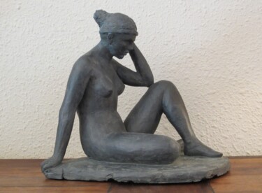 Sculpture titled "D'après A.Maillol" by Jean-Paul Magne, Original Artwork, Terra cotta