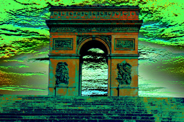 Photographie intitulée "161-arc-de-triomphe…" par Jean-Paul Martin, Œuvre d'art originale