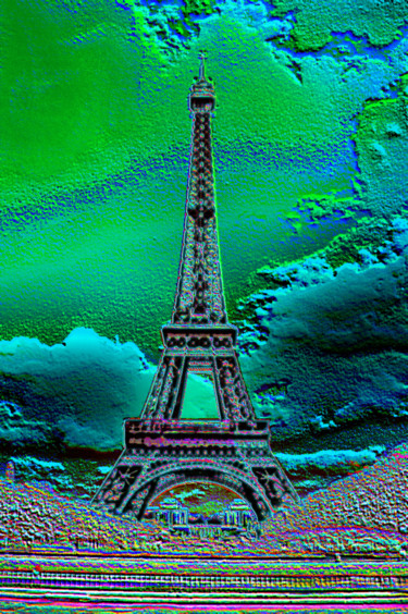 Photographie intitulée "125-tour-eiffel-cop…" par Jean-Paul Martin, Œuvre d'art originale