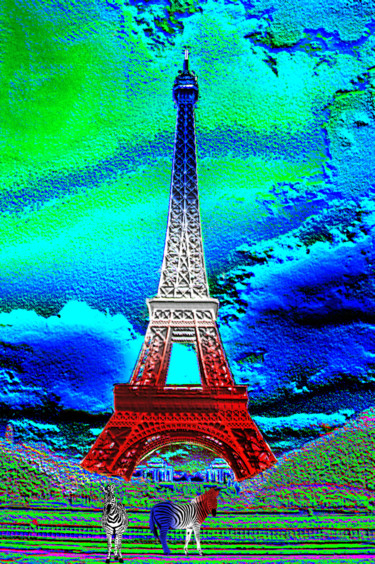 Photographie intitulée "125-tour-eiffel-cop…" par Jean-Paul Martin, Œuvre d'art originale