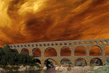 Photographie intitulée "p1010599j-pont-du-g…" par Jean-Paul Martin, Œuvre d'art originale