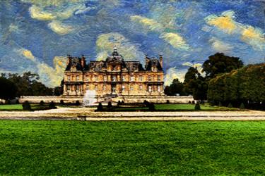 Arts numériques intitulée "château de Maisons-…" par Jean-Paul Martin, Œuvre d'art originale, Photo montage