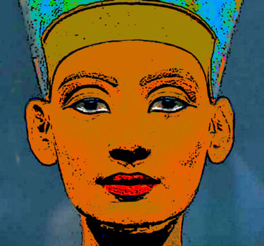 Digital Arts titled "nefertiti-13.jpg" by Jean-Paul Martin, Original Artwork, Photo Montage