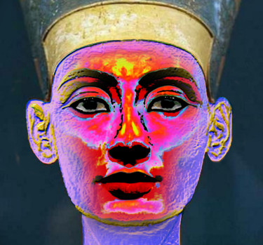 Digital Arts titled "nefertiti-14.jpg" by Jean-Paul Martin, Original Artwork, Photo Montage