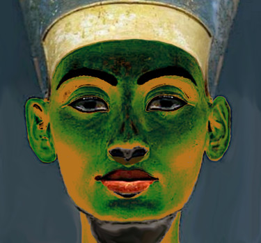 Digital Arts titled "nefertiti-17.jpg" by Jean-Paul Martin, Original Artwork, Photo Montage