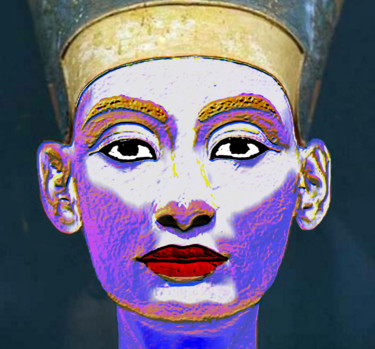 Digital Arts titled "nefertiti-22.jpg" by Jean-Paul Martin, Original Artwork, Photo Montage